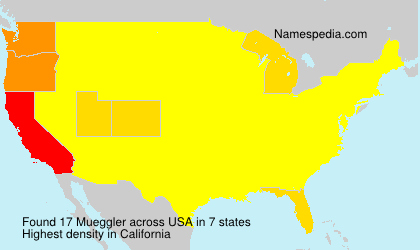 Surname Mueggler in USA Surname Mueggler in USA