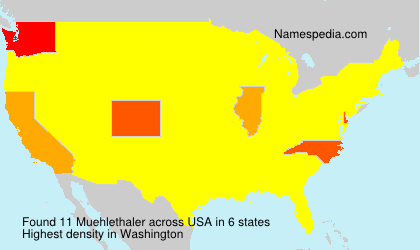 Surname Muehlethaler in USA Surname Muehlethaler in USA