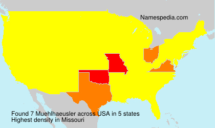 Surname Muehlhaeusler in USA Surname Muehlhaeusler in USA
