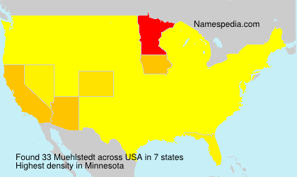 Surname Muehlstedt in USA Surname Muehlstedt in USA
