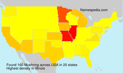 Surname Muehring in USA Surname Muehring in USA