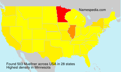 Surname Muellner in USA Surname Muellner in USA