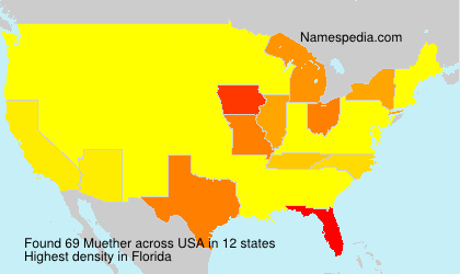 Surname Muether in USA Surname Muether in USA