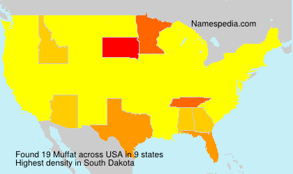 Surname Muffat in USA Surname Muffat in USA