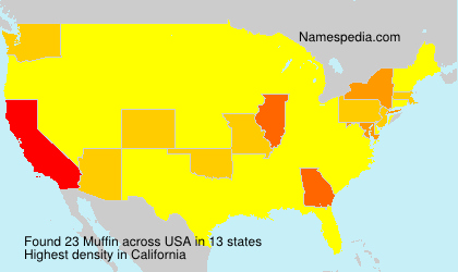 Surname Muffin in USA Surname Muffin in USA