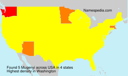 Surname Mugenyi in USA Surname Mugenyi in USA