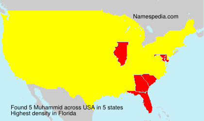 Surname Muhammid in USA