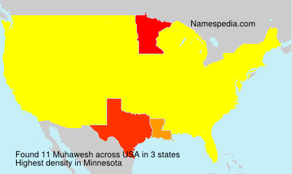 Surname Muhawesh in USA Surname Muhawesh in USA