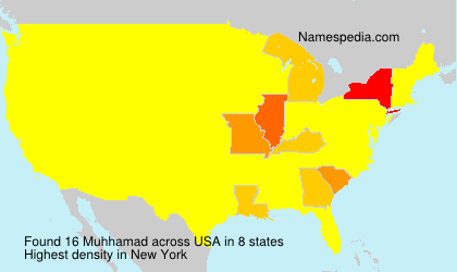 Surname Muhhamad in USA Surname Muhhamad in USA