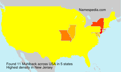 Surname Muhlback in USA Surname Muhlback in USA