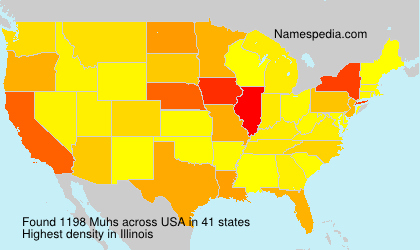 Surname Muhs in USA Surname Muhs in USA