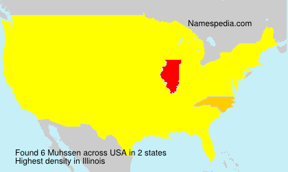 Surname Muhssen in USA Surname Muhssen in USA
