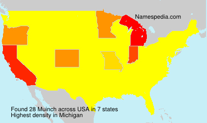 Surname Muinch in USA Surname Muinch in USA