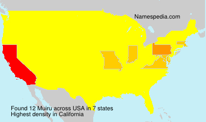 Surname Muiru in USA Surname Muiru in USA