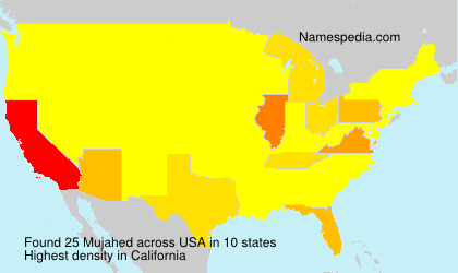 Surname Mujahed in USA Surname Mujahed in USA