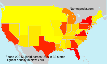 Surname Mujahid in USA Surname Mujahid in USA