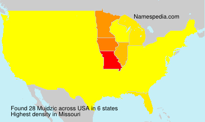 Surname Mujdzic in USA Surname Mujdzic in USA