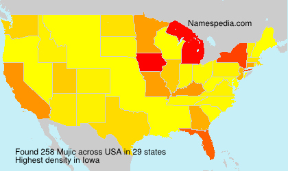 Surname Mujic in USA Surname Mujic in USA