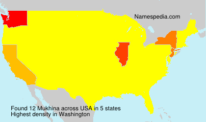 Surname Mukhina in USA Surname Mukhina in USA