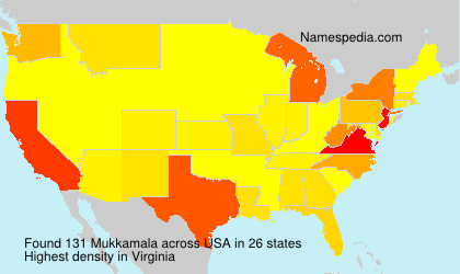 Surname Mukkamala in USA Surname Mukkamala in USA