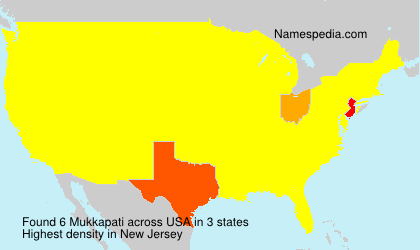 Surname Mukkapati in USA Surname Mukkapati in USA