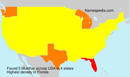 Surname Mukthar in USA Surname Mukthar in USA