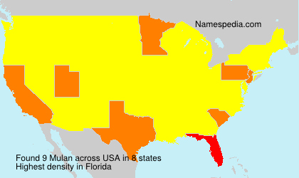 Surname Mulan in USA