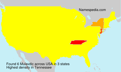 Surname Mulavdic in USA Surname Mulavdic in USA