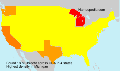 Surname Mulbrecht in USA Surname Mulbrecht in USA