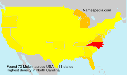 Surname Mulchi in USA Surname Mulchi in USA