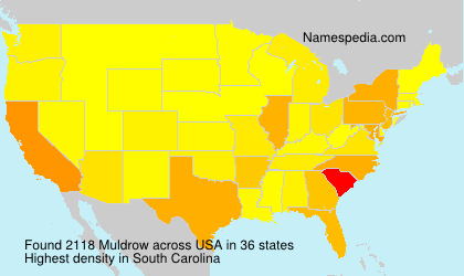 Surname Muldrow in USA Surname Muldrow in USA