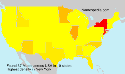 Surname Mulee in USA Surname Mulee in USA