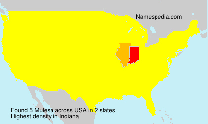 Surname Mulesa in USA Surname Mulesa in USA
