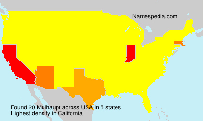 Surname Mulhaupt in USA Surname Mulhaupt in USA