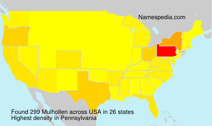 Surname Mulhollen in USA Surname Mulhollen in USA