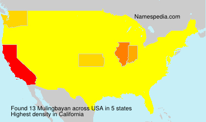 Surname Mulingbayan in USA Surname Mulingbayan in USA