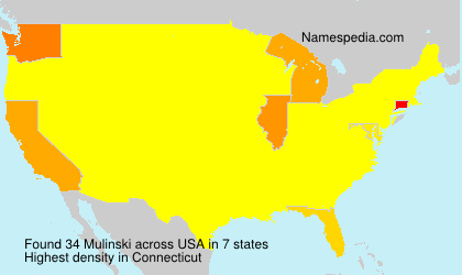 Surname Mulinski in USA Surname Mulinski in USA