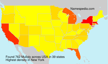 Surname Mullaly in USA Surname Mullaly in USA
