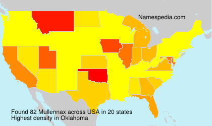 Surname Mullennax in USA Surname Mullennax in USA