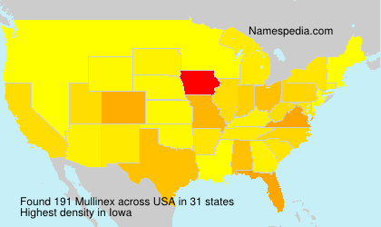 Surname Mullinex in USA Surname Mullinex in USA