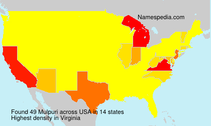 Surname Mulpuri in USA Surname Mulpuri in USA