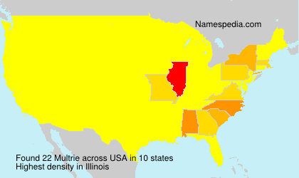 Surname Multrie in USA Surname Multrie in USA
