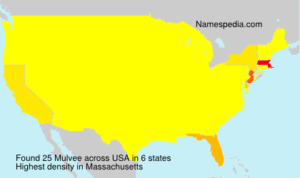 Surname Mulvee in USA Surname Mulvee in USA