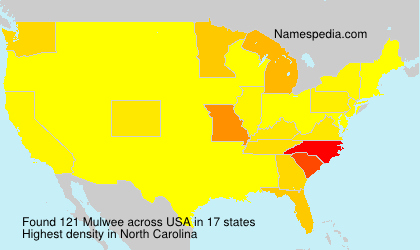 Surname Mulwee in USA Surname Mulwee in USA