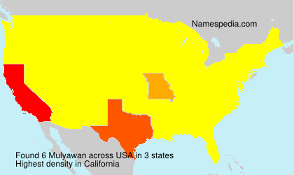 Surname Mulyawan in USA Surname Mulyawan in USA