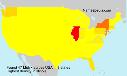 Surname Mulyk in USA
