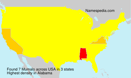 Surname Mumalo in USA Surname Mumalo in USA