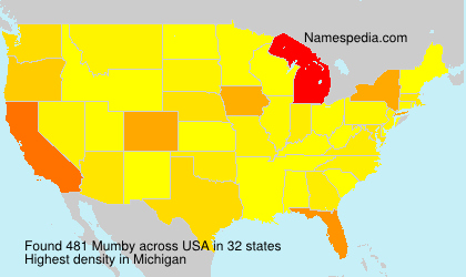 Surname Mumby in USA Surname Mumby in USA