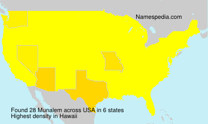 Surname Munalem in USA Surname Munalem in USA