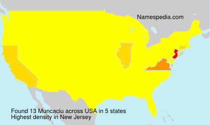 Surname Muncaciu in USA Surname Muncaciu in USA